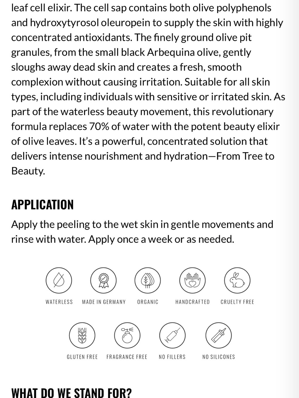 F10 The Olive Tree Oliveda Core Face Peeling - Picture 4 of 4